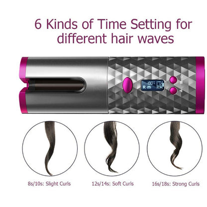 AUTOWAVE WIRELESS HAIR CURLER